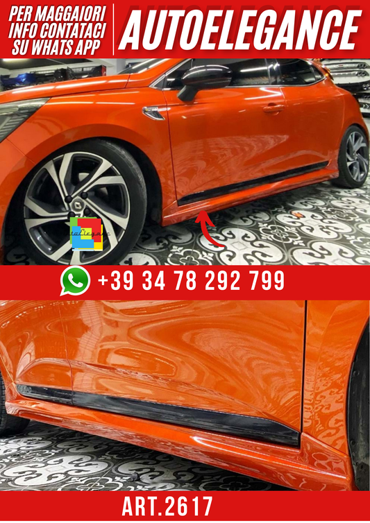 ART.2617  RENAULT CLIO 5 Sport Minigonne Laterali 2019 -