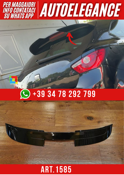 ART. 1585 SPOILER SEAT  IBIZA 6J 3 PORTE 2008-2017 LOOK CUPRA NERO LUCIDO