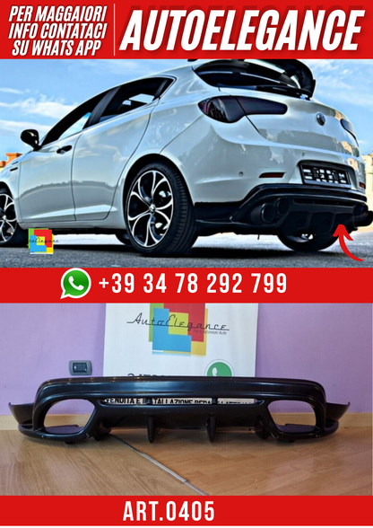 ART. 0405 DIFFUSORE GIULIETTA LOOK QUADRIFOGLIO NERO LUCIDO