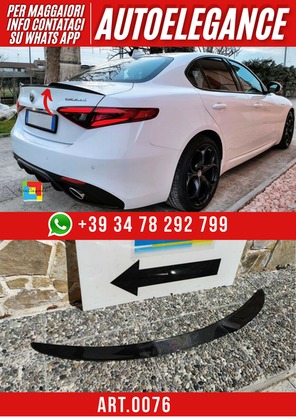 ART. 0076 SPOILER ALFA ROMEO GIULIA CARBONIO