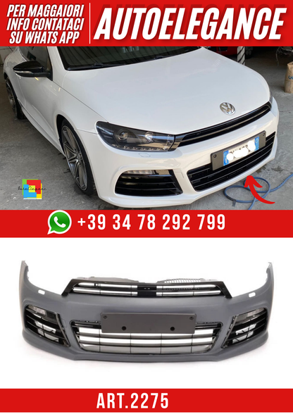 ART.2275 PARAURTI ANTERIORE VW SCIROCCO 2008-2017 LOOK R20