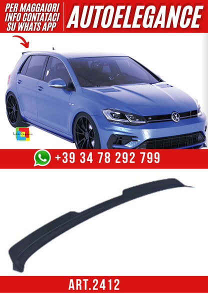 ART.2412  SPOILER  ADATTO  PER  VOLKSWAGEN GOLF MK7.5 R 2017-2020