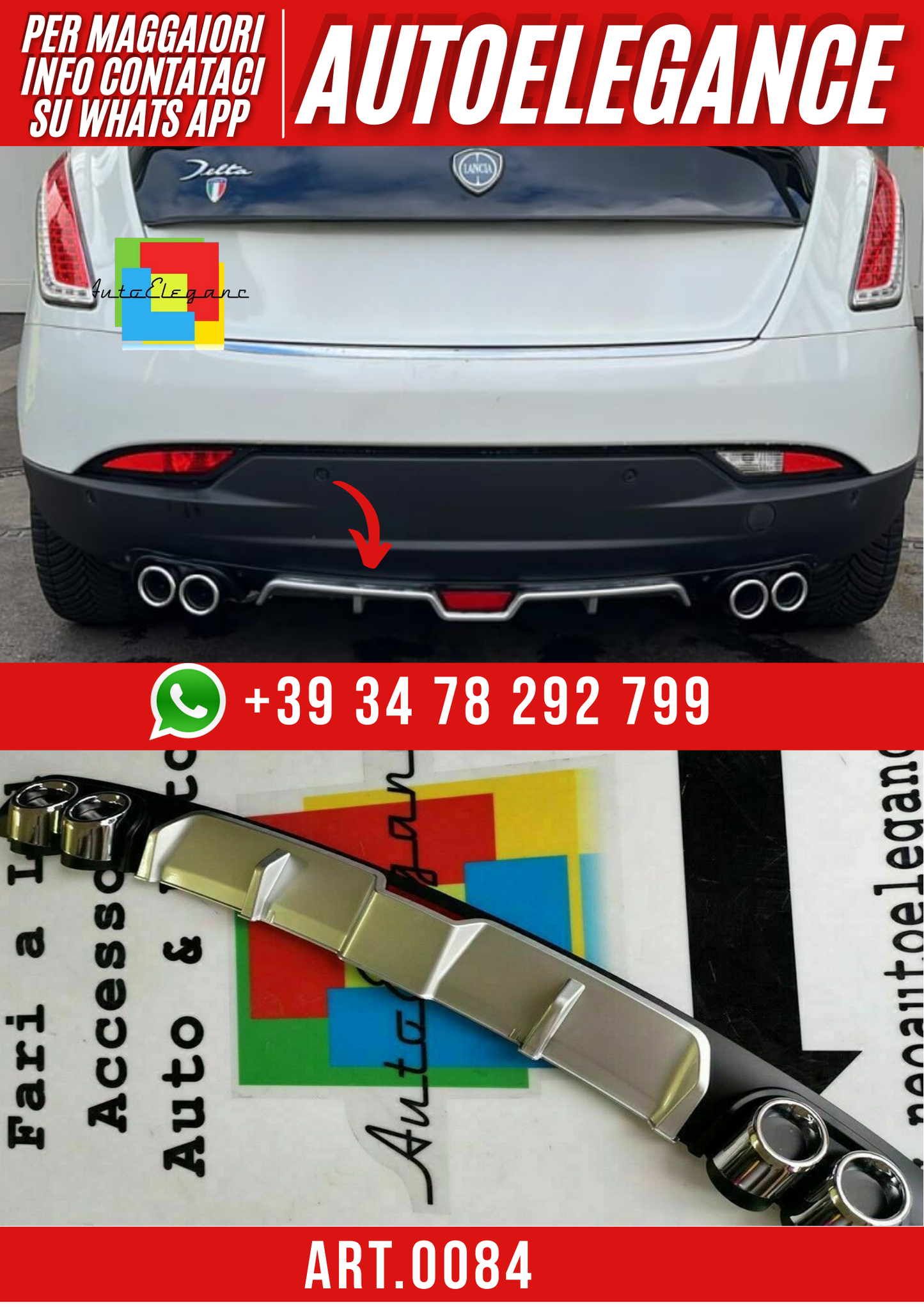 ART. 0084 DIFFUSORE LANCIA DELTA III 2008-2014