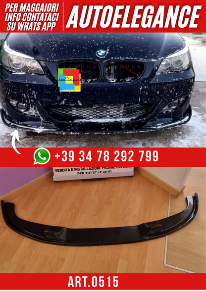 ART. 0515 SPLITTER BMW SERIE 5 E60 E61 M5 - HAMANN NERO LUCIDO