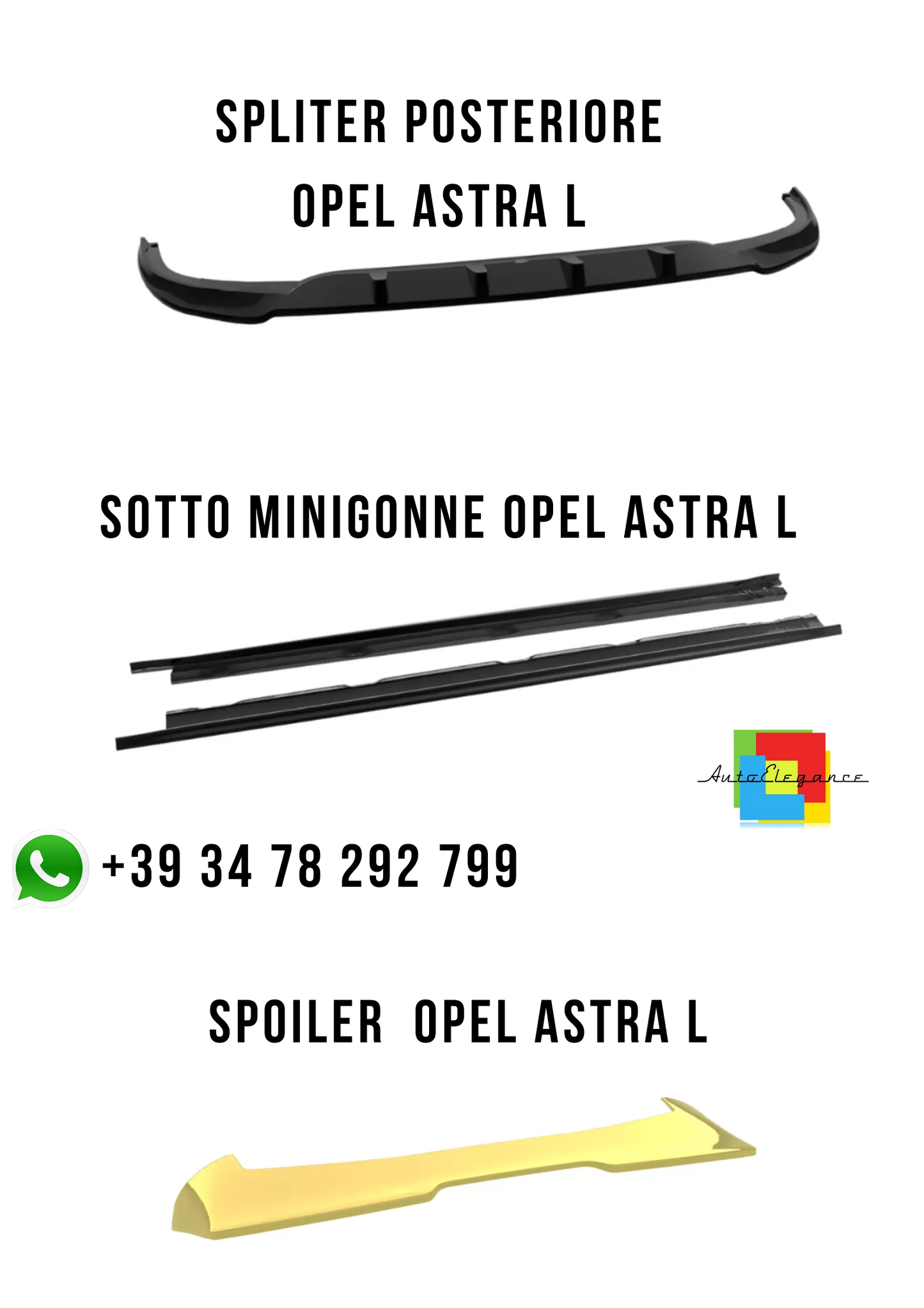 ART.2752 BODY KIT OPEL ASTRA L