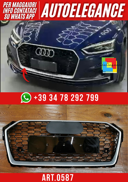 ART. 0587 GRIGLIA A5 F5 2016-2019 LOOK RS5 BORDO SATINATO