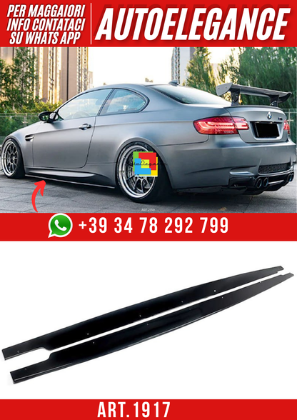 ART. 1917 SOTTO MINIGONNE BMW SERIE 3 E92 2007+ NERO LUCIDO