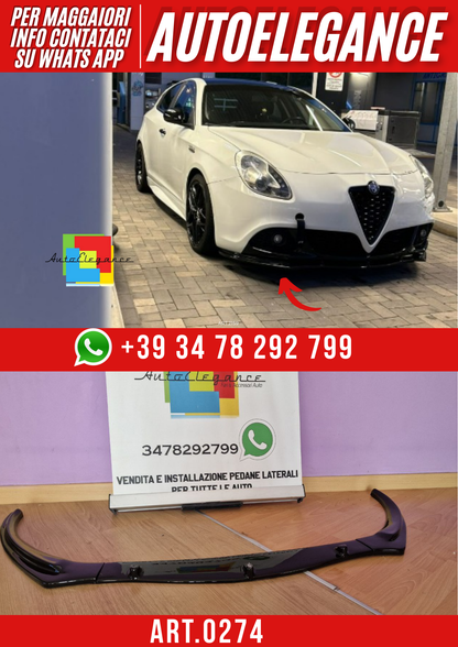 ART. 0274 SPLITTER ALFA ROMEO (GIULIETTA) 3 PEZZI