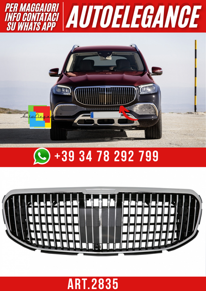 ART.2835 Griglia anteriore adatta per Mercedes GLS SUV X167 (2019-2023)