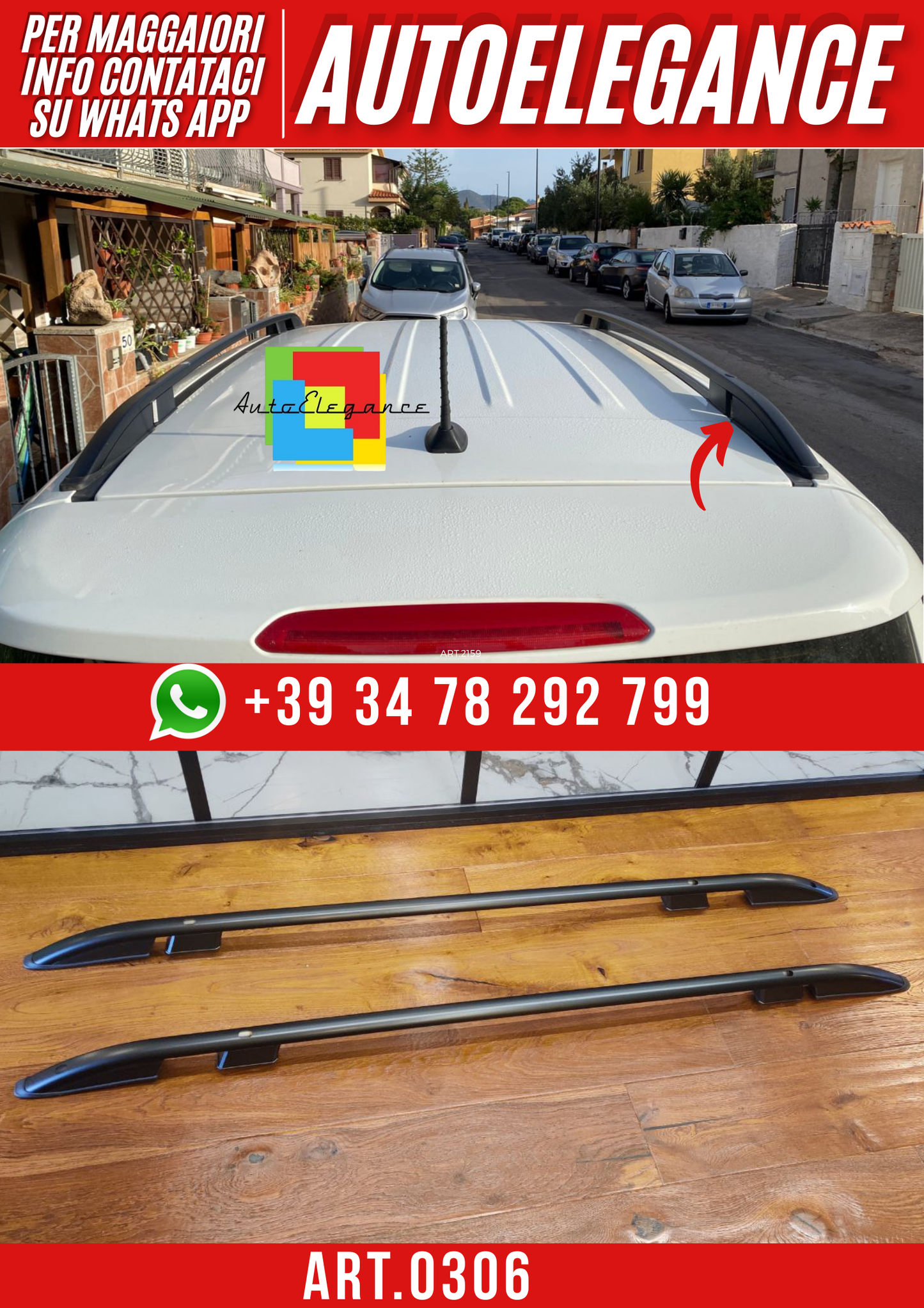 ART. 0306 MANCORRENTI JEEP RENEGADE 2014-2023 NERI