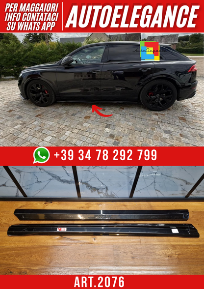 ART.2076 SOTTO MINIGONNE Q8 2019-2023 NERO LUCIDO