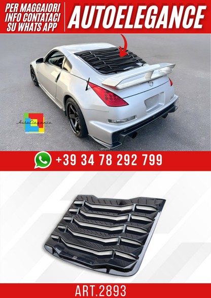ART.2893 LOUVER LUNOTTO POSTRIORE NERO LUCIDO Nissan 350Z
