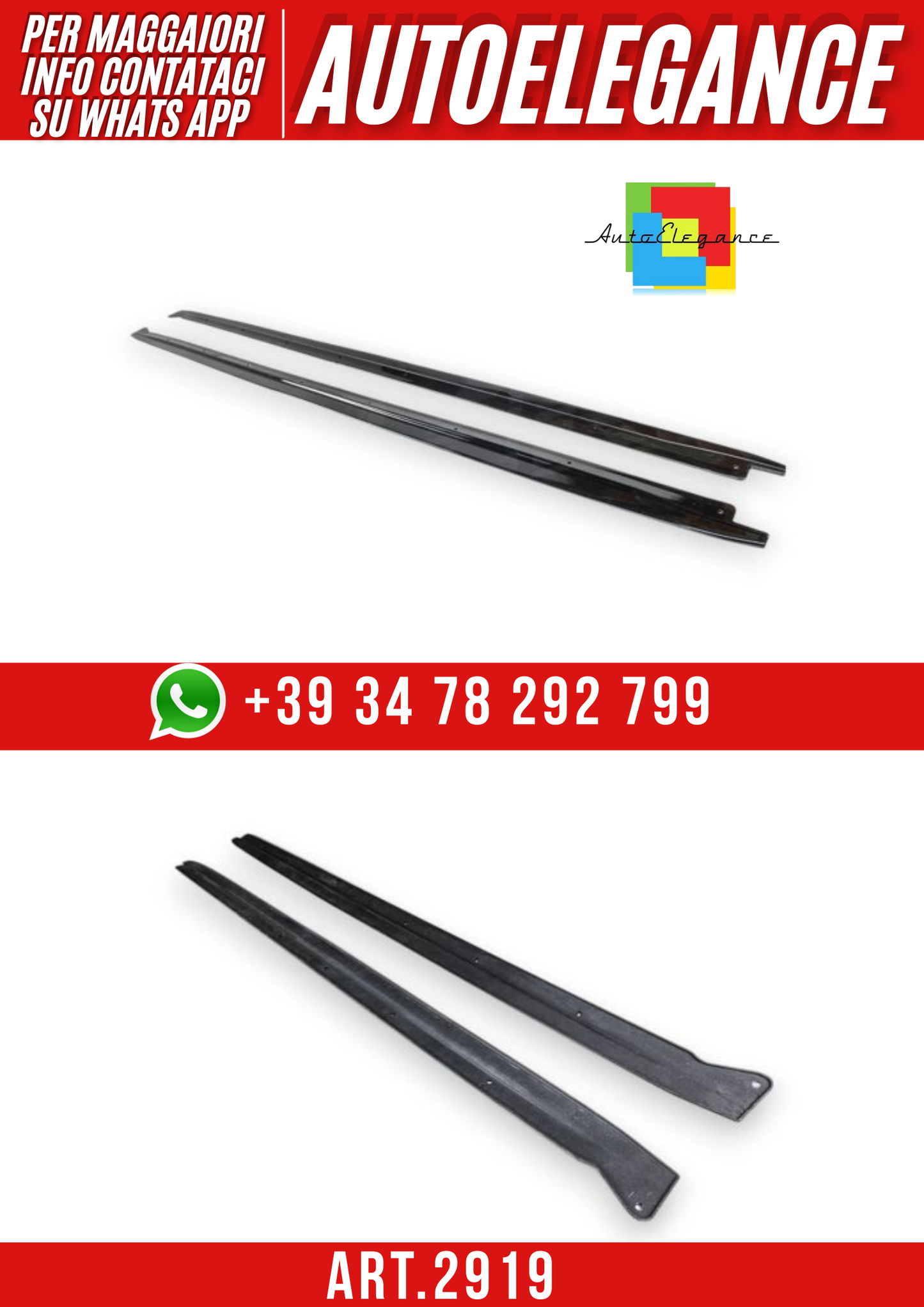 ART.2919 SOTTO MINIGONNE LATERALI ADATTE PER BMW X5 F15