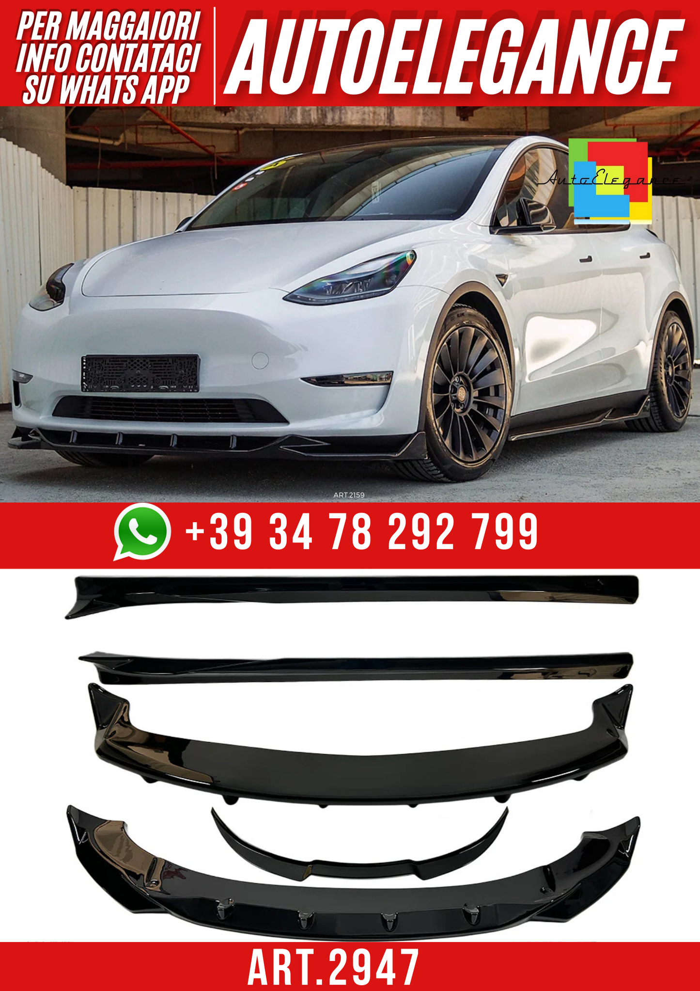 ART.2947  BODY KIT TESLA Model Y 2020-2025