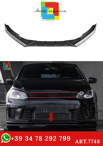 💫ART.7748 Splitter Anteriore per VW Polo GTI Mk5 2009-2014💫