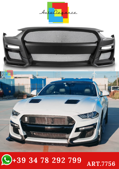 💫ART.7756 Paraurti Anteriore GT500 Style per FORD MUSTANG 2018-2022💫