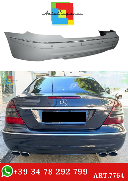 💫ART.7764 Paraurti Posteriore Look E63 AMG per MERCEDES W211 02-06💫