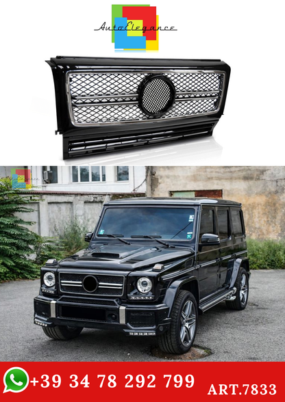 💫ART.7833 GRIGLIA Nera Cromata per MERCEDES Classe G W463 90-12💫