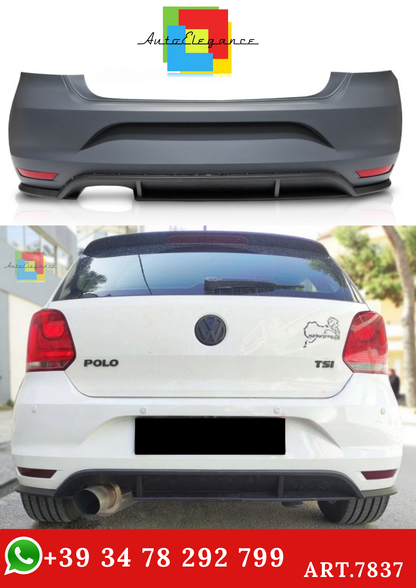 💫ART.7837 PARAURTI POSTERIORE GTI SPORT per VW POLO 6R 2009-2017💫
