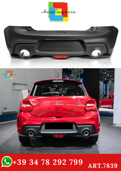 💫ART.7839 Paraurti Posteriore SPORT per Suzuki Swift VI 2017+💫