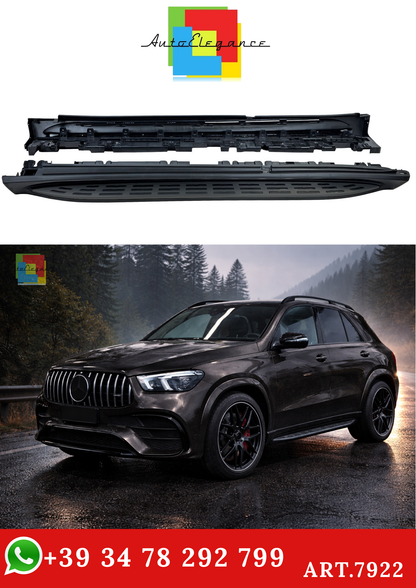 💫ART.7922 Pedane in Alluminio look OE “Black Edition” per GLE 2018-2023💫