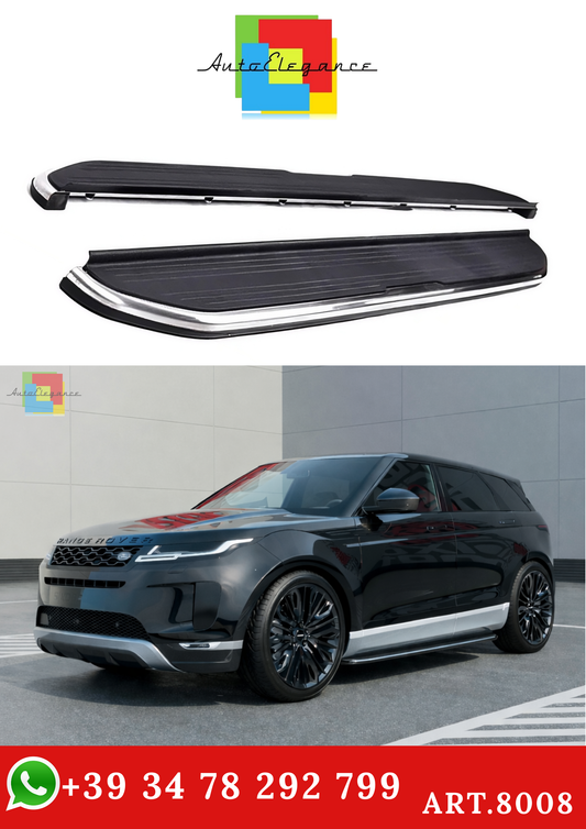 💫ART.8008 Pedane laterali in Alluminio per Range Rover Evoque (L551) (2018+)💫