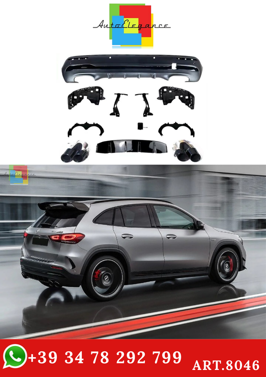 💫ART.8046 Diffusore + Terminali GLA45 AMG Look per GLA 2020+💫