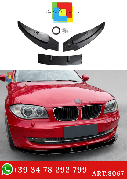 💫ART.8067 Splitter LCI (ABS) in Carbonio per 3X 2005-2011 per BMW Serie 1💫
