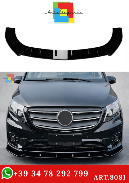 💫ART.8081 Splitter Anteriore per Mercedes Benz Vito W447 2016-2023💫