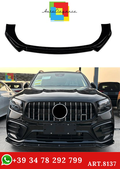 💫ART.8137 Splitter Look AMG Nero Lucido per Mercedes GLB X247 24-25💫