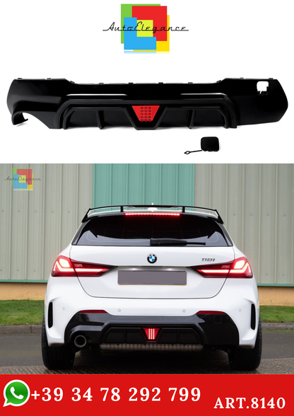 💫ART.8140 Diffusore con Scarico Singolo (M Sport ) per BMW Serie 1 F40 19-23 💫