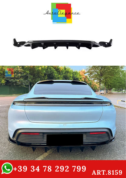 💫ART.8161 Diffusore Posteriore In Carbonio per Porsche Taycan 2019+💫
