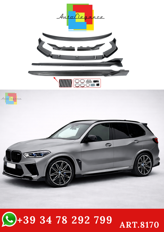 💫ART.8170 Bodykit Stile Carbonio adatto per BMW X5 G05 X5M 2019-2022💫