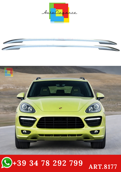 💫ART.8177 2 pezzi Barre Portatutto in Alluminio per Porsche Cayenne 2018+💫