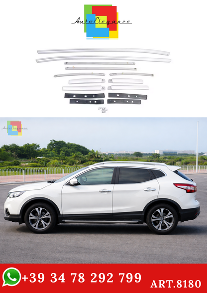 💫ART.8180 Barre Portatutto in Alluminio per Nissan Qashqai J11 2014-2019 💫