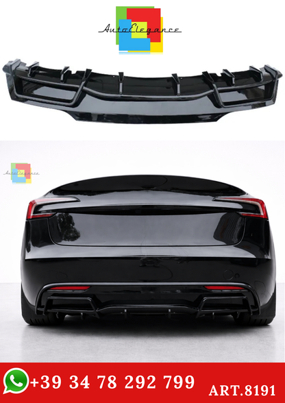 💫ART.8191 Diffusore Posteriore Per Tesla Modello 3 Highland 2023-2024💫