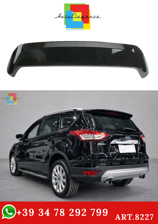 💫ART.8227 Spoiler Posteriore Nero Lucido per Ford Kuga 2013-2018 ABS💫