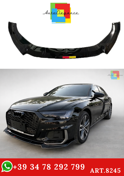 💫ART.8245 Splitter Anteriore per Audi A6 C8 2019-2023 ABS💫
