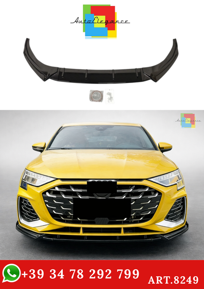 💫ART.8249 Splitter Posteriore per Audi A3 S-Line / S3 8Y Facelift 2024-2025 Sportback💫