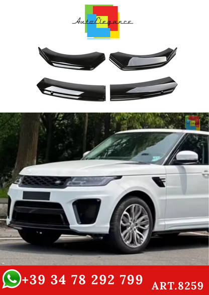 💫ART.8259 Splitter Anteriore Nero Lucido per Range Rover Sport 2014-2022💫