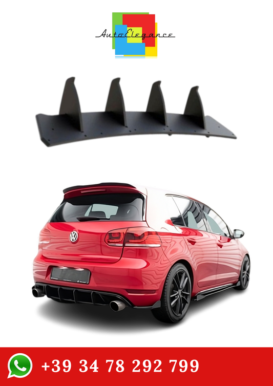 💫Street Pro Diffusore Posteriore V.2 adatto per VW Golf GTI Mk6💫