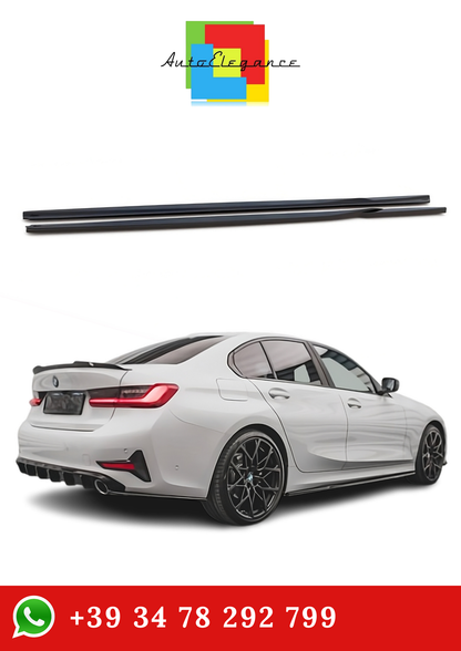 💫Street+ Sotto Minigonne (Nero Lucido) adatte per BMW Serie 3 G20 / G21 💫