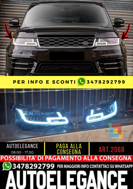 ✨2068 RANGE ROVER SPORT L494 HEADLIGHTS FOR CONFERENCE 18+ LIFT FULL LED✨