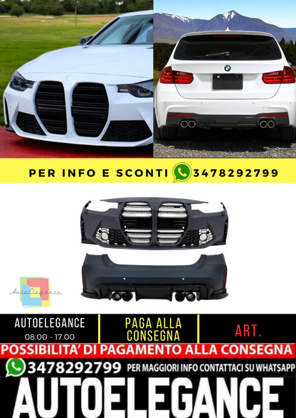 🔥BODYKIT SUITABLE FOR BMW 3 Series F30 (2011-2019) Update to G20 design🔥 