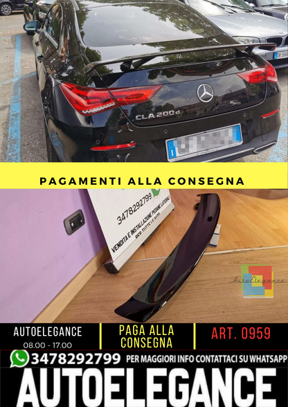 REAR WING SPOILER SUITABLE FOR MERCEDES-BENZ CLA CLASS C118 0959