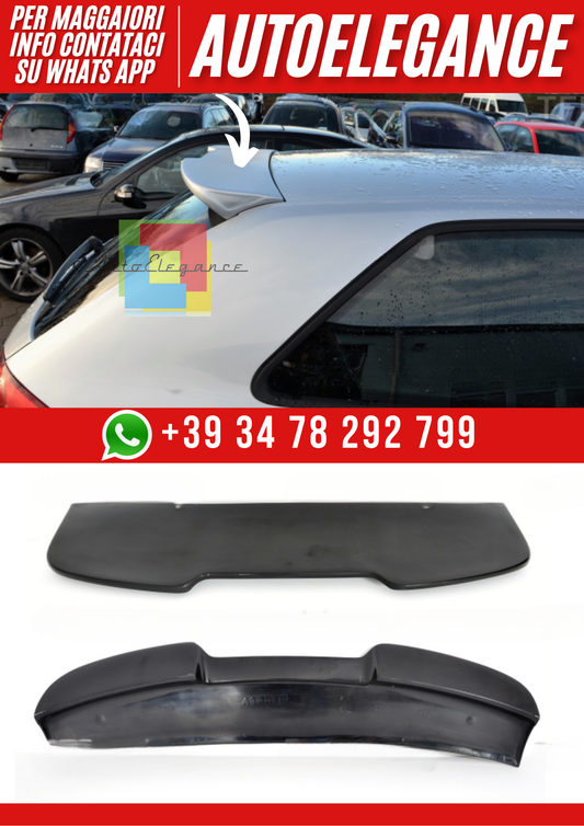 ❤️Spoiler Tetto Compatibile con Audi A3 8P 3 Porte 2003–2013 Look RS v1❤️