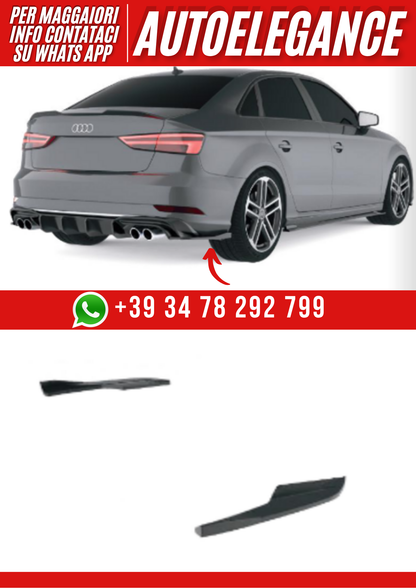 💕Flaps posteriore   adatto per  Audi A3 8V facelift sedan 2016-2020💕