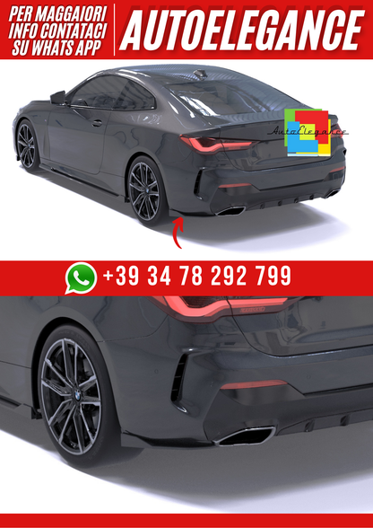 💕Flaps adatto per BMW 4 Series Coupé (G22:G23) M-Pack (2020–2024)💕