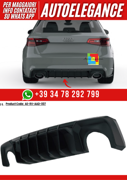 💕Diffusore  posteriore  Audi RS3 Sportback (2015- 2016)💕