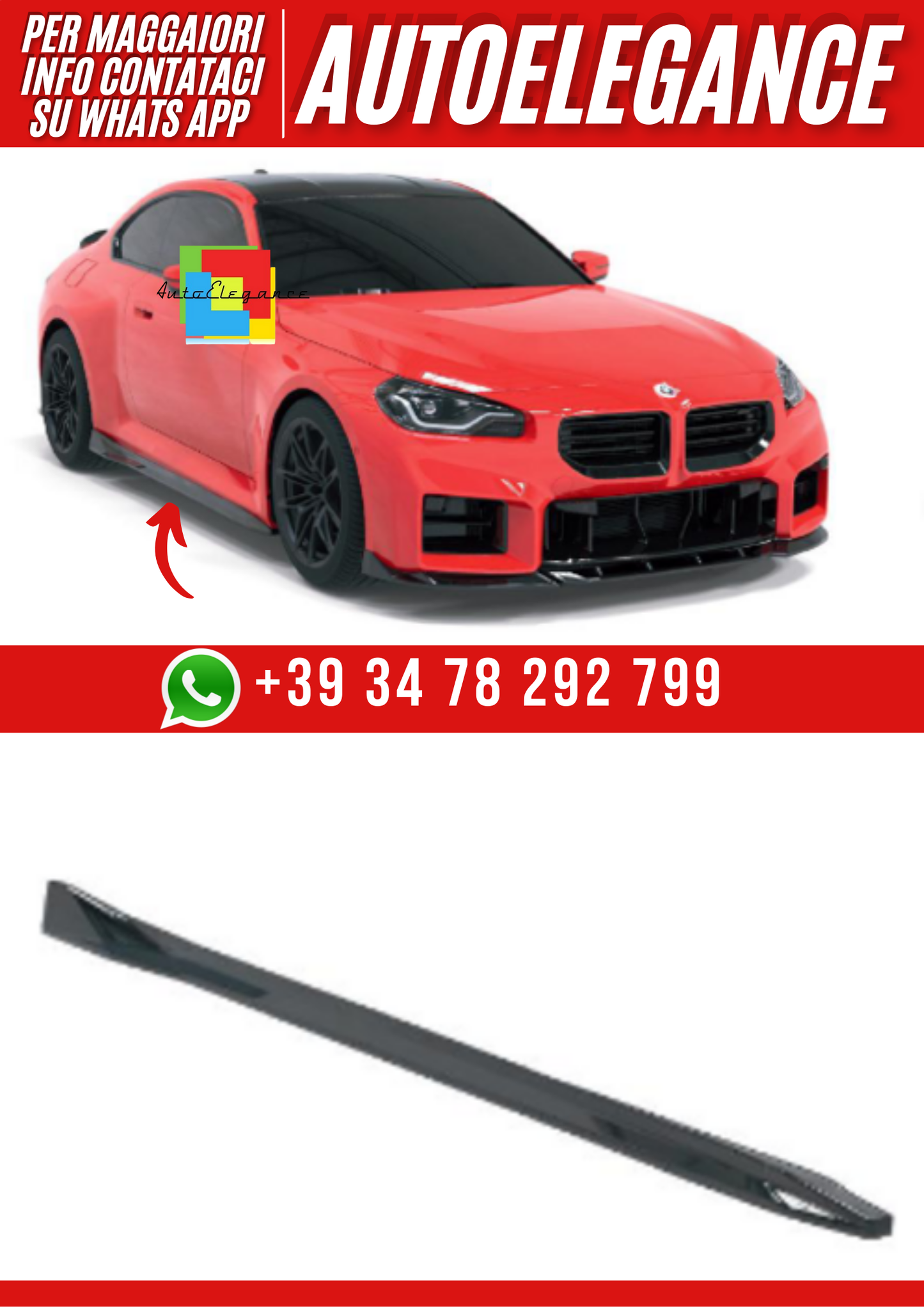 💕ART.2351  SOTTO MINIGONNE BMW M2 G87 2023+💕